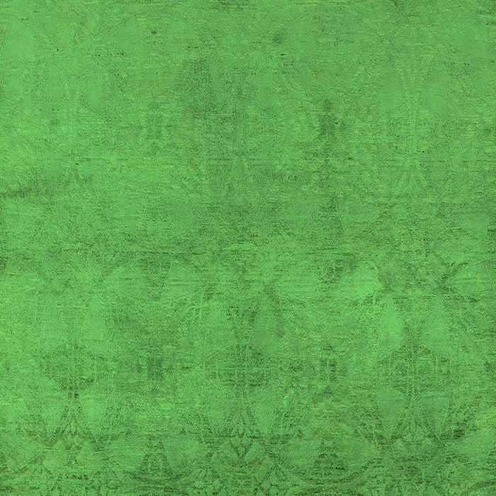 Machine Washable Oriental Green Industrial Area Rugs, wshurb2663grn