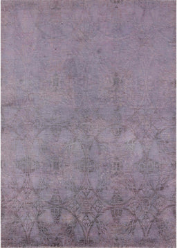 Mid-Century Modern French Lilac Purple Oriental Rug, urb2663