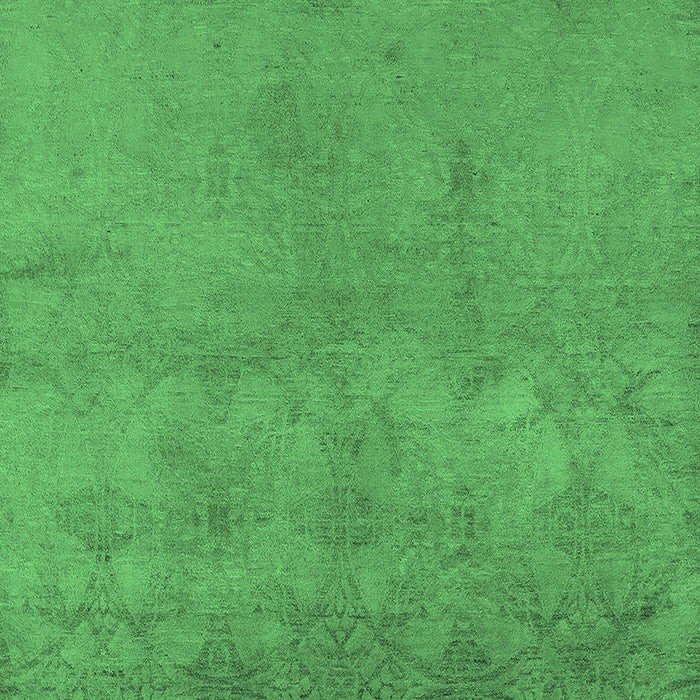 Machine Washable Oriental Emerald Green Industrial Area Rugs, wshurb2663emgrn