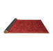 Sideview of Oriental Brown Industrial Rug, urb2664brn