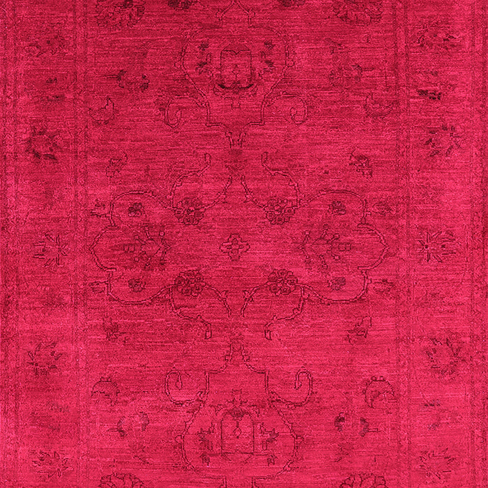 Machine Washable Oriental Pink Industrial Rug, wshurb2664pnk