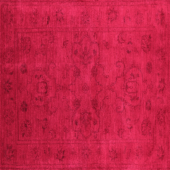 Square Oriental Pink Industrial Rug, urb2664pnk