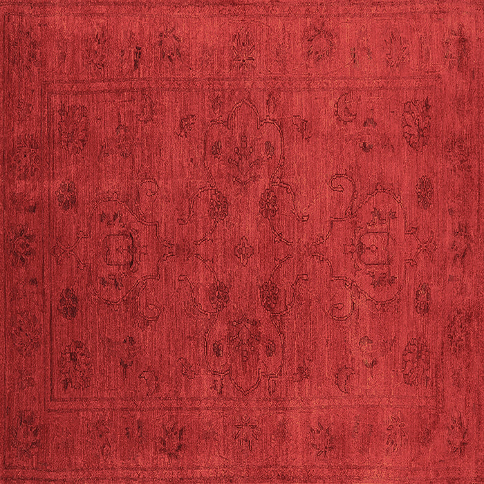 Square Oriental Brown Industrial Rug, urb2664brn