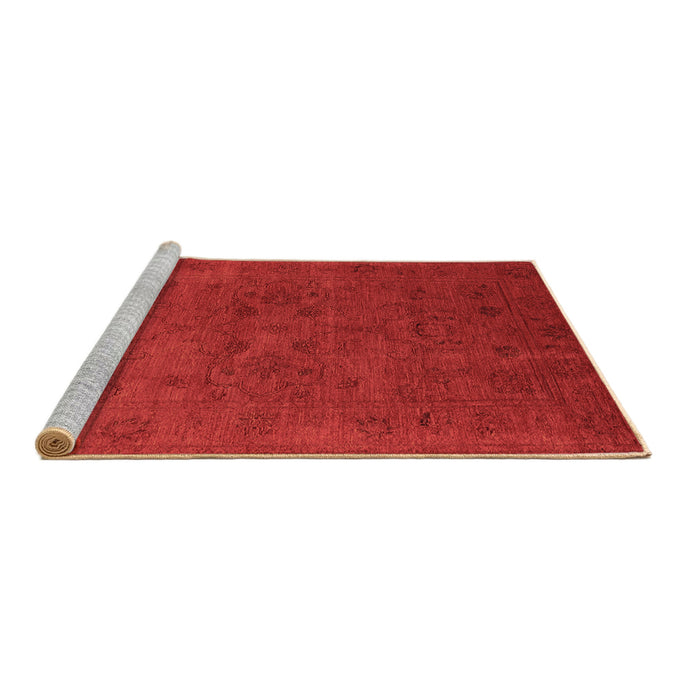 Sideview of Machine Washable Oriental Brown Industrial Rug, wshurb2664brn