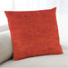 Lifestyle Image of Mid-Century Modern Urban Square Orange Throw Pillow, 18 inch by 18 inch, pwurb2664