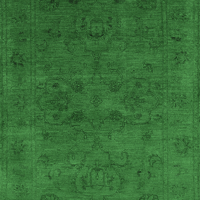 Oriental Emerald Green Industrial Rug, urb2664emgrn