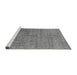Sideview of Machine Washable Oriental Gray Industrial Rug, wshurb2665gry