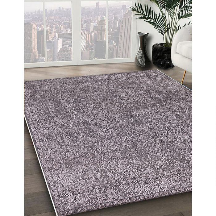 Machine Washable Industrial Modern Carbon Gray Rug in a Family Room, wshurb2665