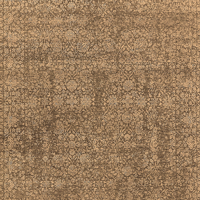 Machine Washable Oriental Brown Industrial Rug, wshurb2665brn