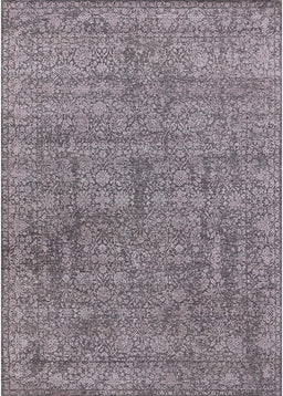 Machine Washable Industrial Modern Carbon Gray Rug, wshurb2665