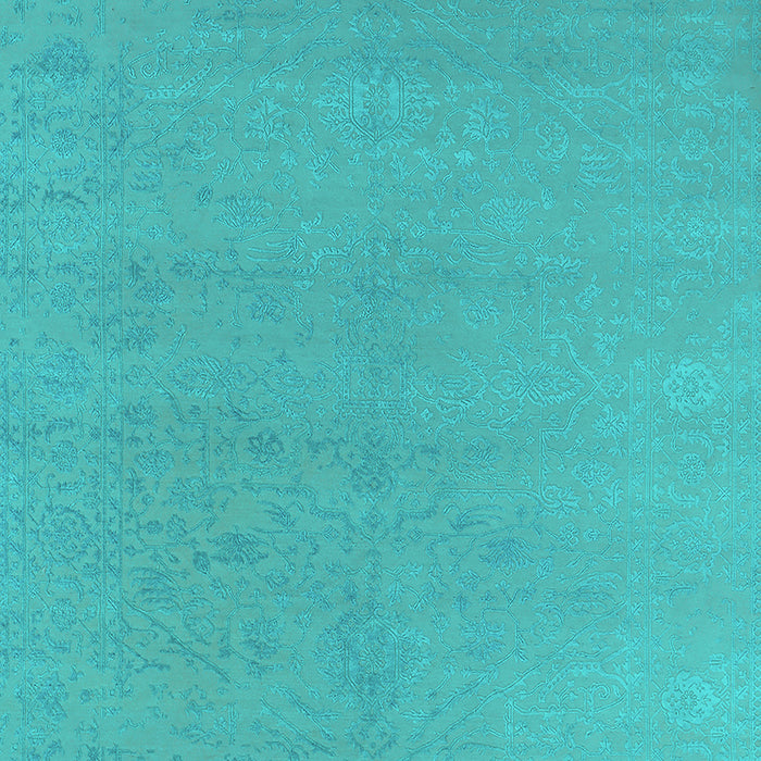 Oriental Turquoise Industrial Rug, urb2666turq