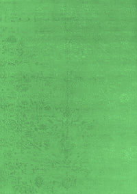 Oriental Emerald Green Industrial Rug, urb2666emgrn