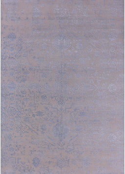 Mid-Century Modern Dark Gray Oriental Rug, urb2666