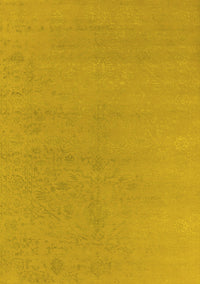 Oriental Yellow Industrial Rug, urb2666yw