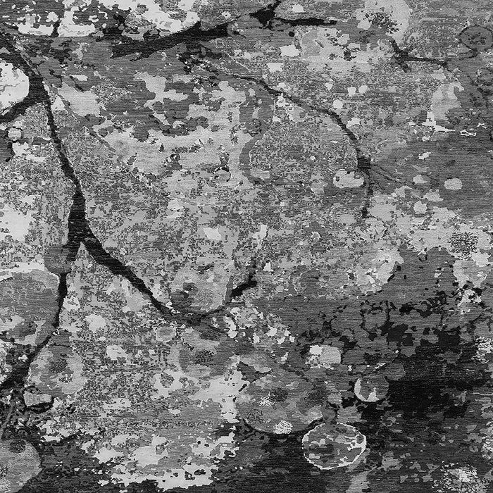 Square Oriental Gray Industrial Rug, urb2667gry