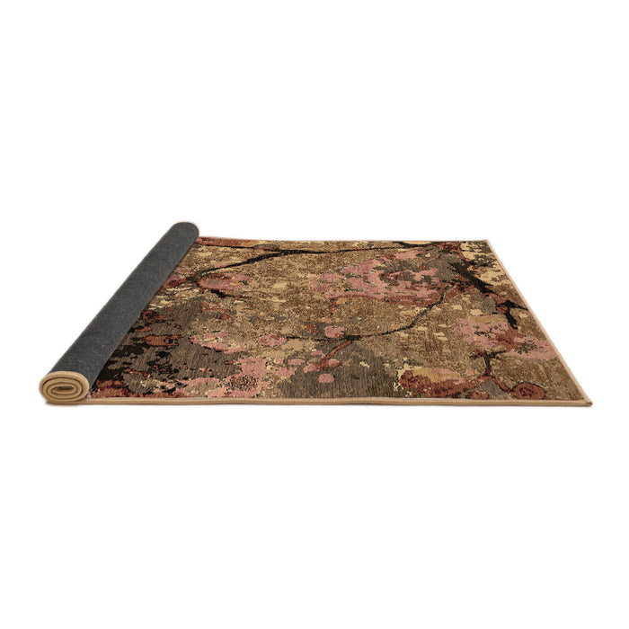 Sideview of Oriental Brown Industrial Rug, urb2667brn