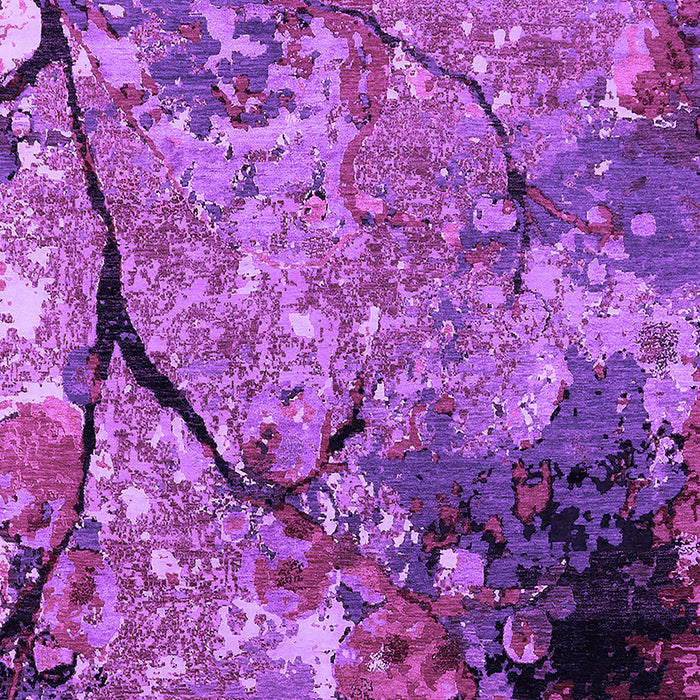 Machine Washable Oriental Purple Industrial Area Rugs, wshurb2667pur