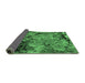 Sideview of Oriental Emerald Green Industrial Rug, urb2667emgrn