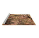 Sideview of Machine Washable Oriental Brown Industrial Rug, wshurb2667brn