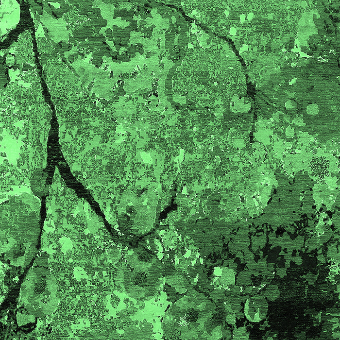 Oriental Emerald Green Industrial Rug, urb2667emgrn