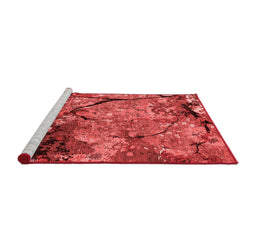 Industrial Red Washable Rugs