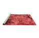 Industrial Red Washable Rugs