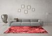 Industrial Red Washable Rugs