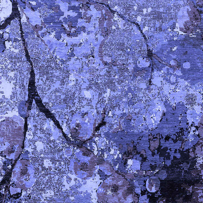 Oriental Blue Industrial Rug, urb2667blu