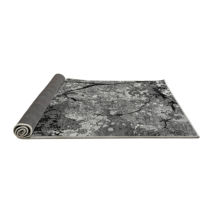Sideview of Oriental Gray Industrial Rug, urb2667gry