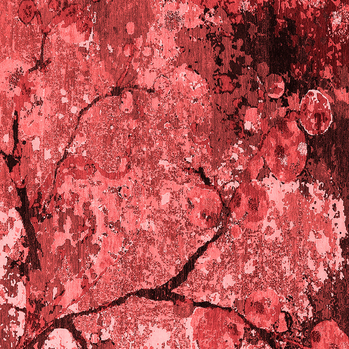 Machine Washable Oriental Red Industrial Rug, wshurb2667red