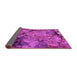 Sideview of Oriental Pink Industrial Rug, urb2667pnk