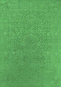 Oriental Emerald Green Industrial Rug, urb2668emgrn