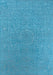 Oriental Light Blue Industrial Rug, urb2668lblu