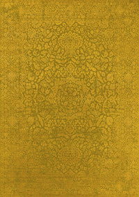 Oriental Yellow Industrial Rug, urb2668yw