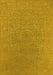 Oriental Yellow Industrial Rug, urb2668yw