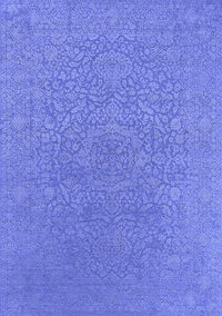 Oriental Blue Industrial Rug, urb2668blu