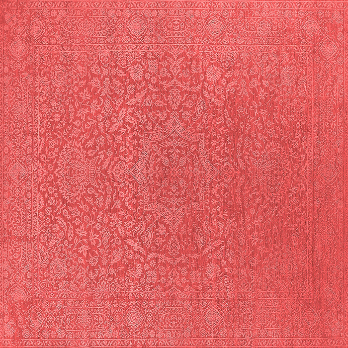 Machine Washable Oriental Red Industrial Rug, wshurb2668red