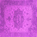 Square Oriental Pink Industrial Rug, urb2669pnk