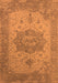 Machine Washable Oriental Orange Industrial Area Rugs, wshurb2669org