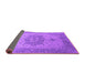 Sideview of Oriental Purple Industrial Rug, urb2669pur