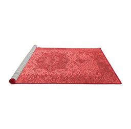 Industrial Red Washable Rugs