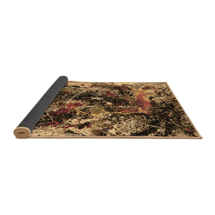 Sideview of Oriental Brown Industrial Rug, urb2670brn