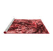 Industrial Red Washable Rugs