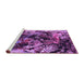 Sideview of Machine Washable Oriental Purple Industrial Area Rugs, wshurb2670pur