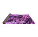 Sideview of Oriental Purple Industrial Rug, urb2670pur