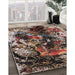 Machine Washable Industrial Modern Night Red Rug in a Family Room, wshurb2670