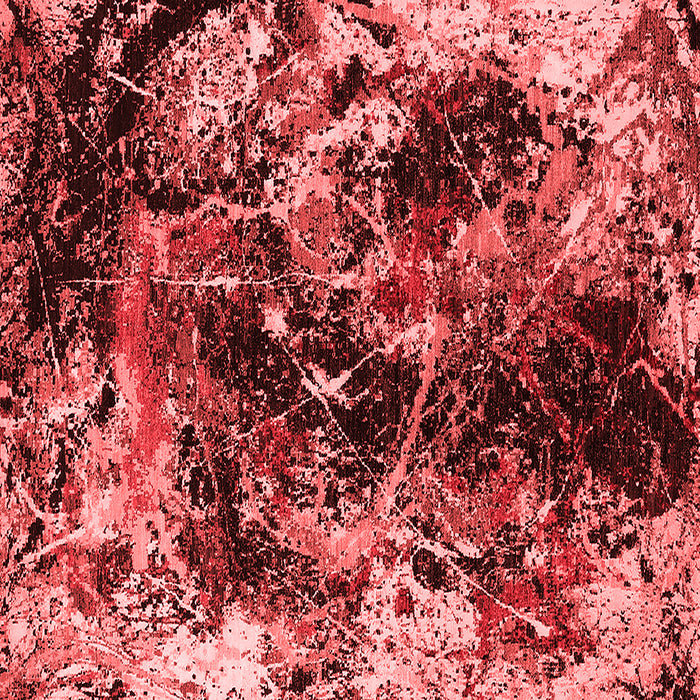 Machine Washable Oriental Red Industrial Rug, wshurb2670red