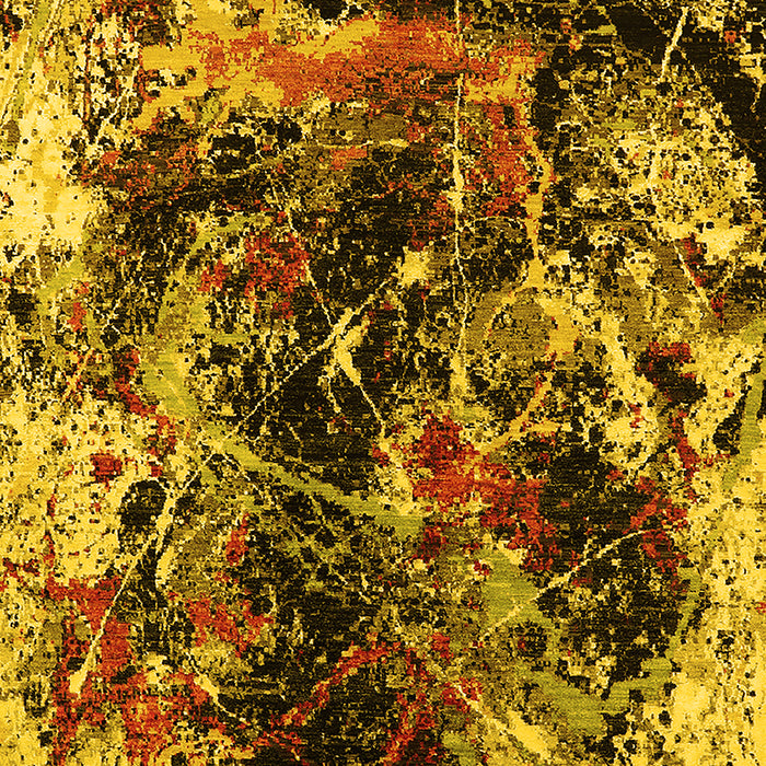 Oriental Yellow Industrial Rug, urb2670yw