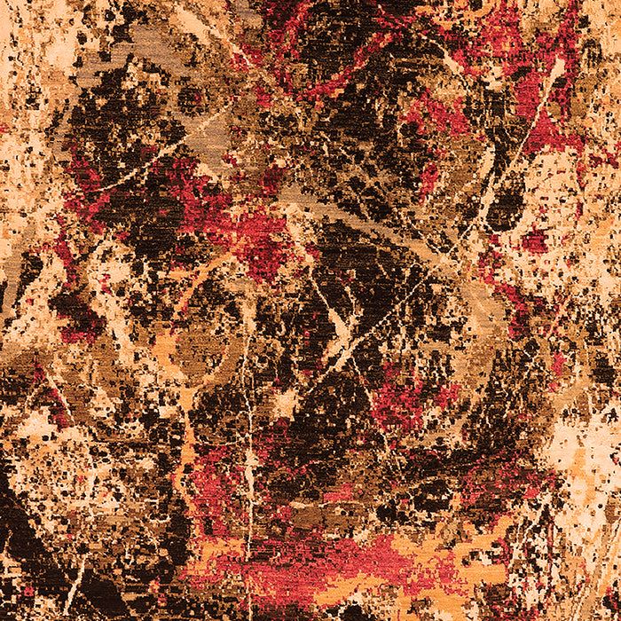 Machine Washable Oriental Orange Industrial Area Rugs, wshurb2670org