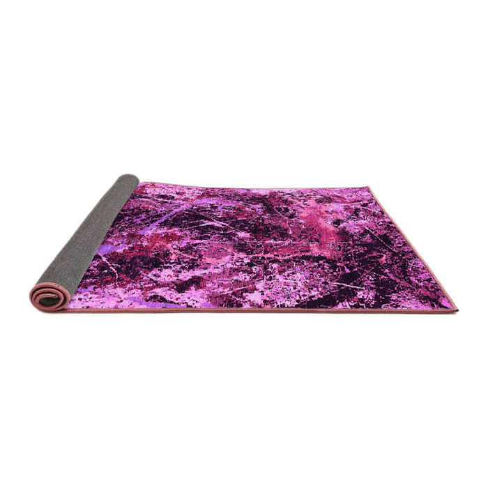 Sideview of Oriental Pink Industrial Rug, urb2670pnk